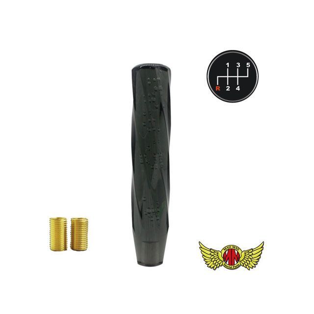 【正規品】マッドマックス ツイストシフトノブ 泡 250mm スモーク 変換アダプター付き ふそう ブルーテックキャンター 用 MM75-29629-SM