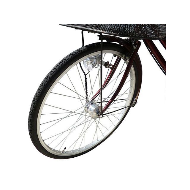 敷島(自転車) 前輪オートライトセット26X1 3/8PANA アルミ L-791