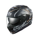 オージーケーカブト KAMUI-3 JAG(カムイ・3 ジャグ) フラットブラック/ゴールド サイズ M/57-58cm
