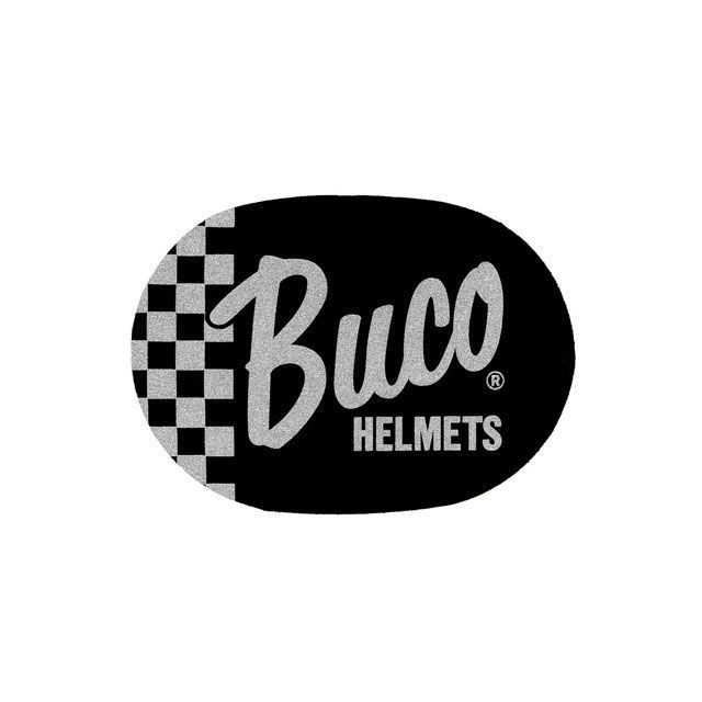 BUCO インナーヘッドパッド チェッカー（ブラック/シルバー） 01079IHC ブコ ステッカー 日用品
