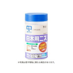 正規品／Kanpe Hapio 水性白木用ニスA つやけし透明 300ML ・00737653732300 カンペハピオ D.I.Y. 日用品