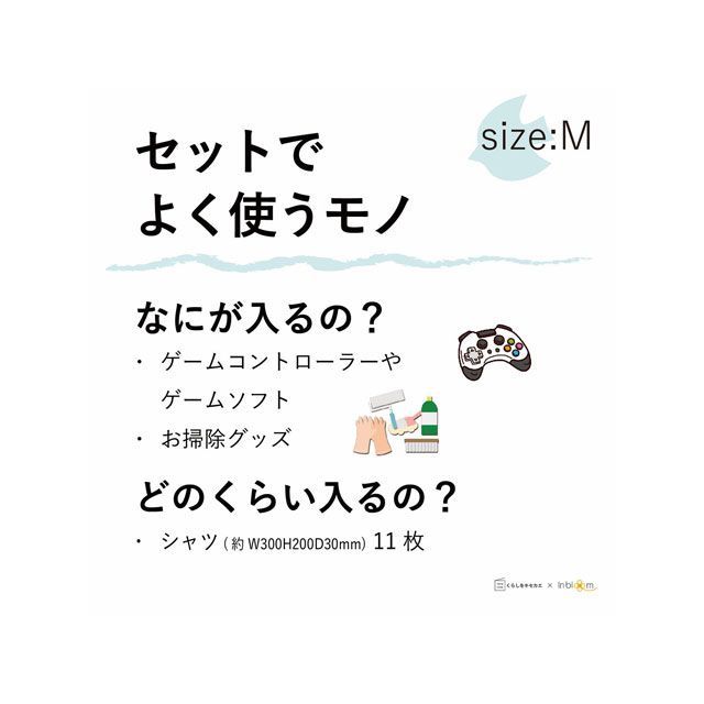 【メーカー直送】toyo-case スッキリコ ボックスM 