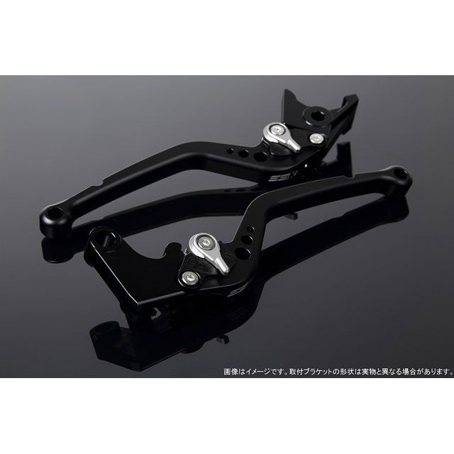 SPEEDRA アジャストレバー スタンダードロング（レバー本体カラー：マットブラック） アジャスターカラー マットシルバー LVBM079BK-SR