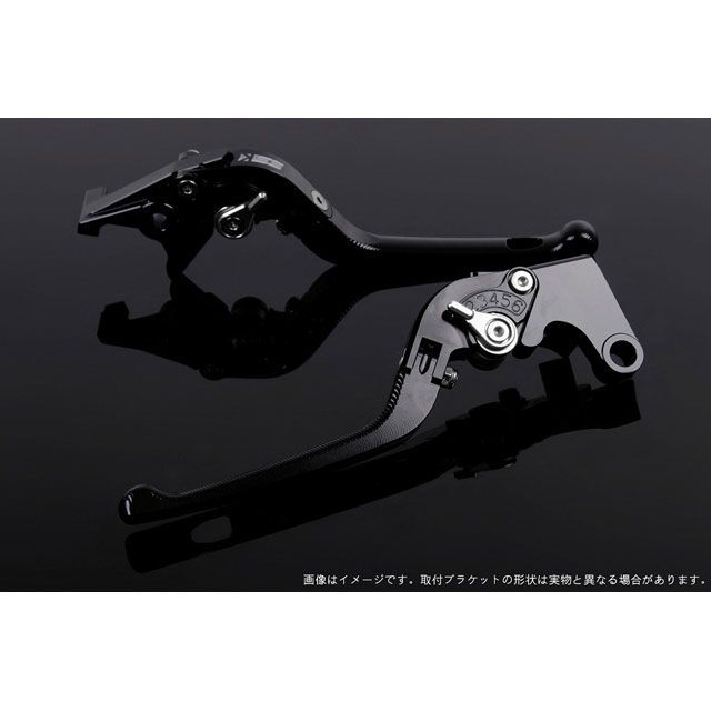SPEEDRA アジャストレバー 3D可倒式（レバー本体カラー：ブラック） アジャスターカラー シルバー LVDG079BK-SR