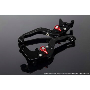 【無料雑誌付き】SSK ハイパーモタード939SP スクランブラー カフェレーサー レバー アジャストレバー 可倒延長式(レバー本体カラー:マットブラック) アジャスターカラー:マットレッド エクステンションカラー:マットブラック エスエスケー