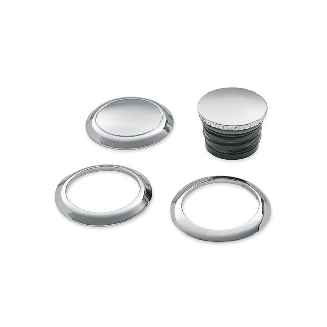 HARLEY-DAVIDSON Flush-Mount Fuel Cap and Left Side Tank Cap Kit 61100131 ハーレーダビッドソン ハーレーダビッドソン バイク その他ハーレー