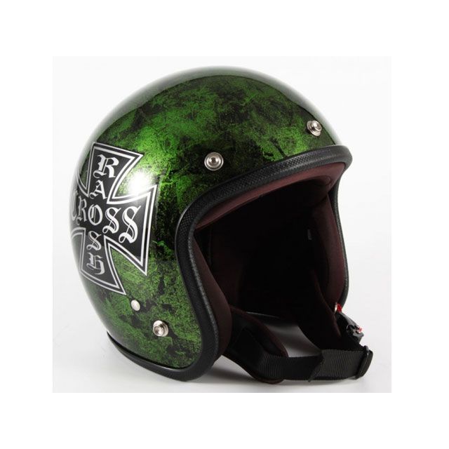 72JAM RASH CROSS カラー：グリーン JCP-16 72ジャムジェット ジェットヘルメット バイク
