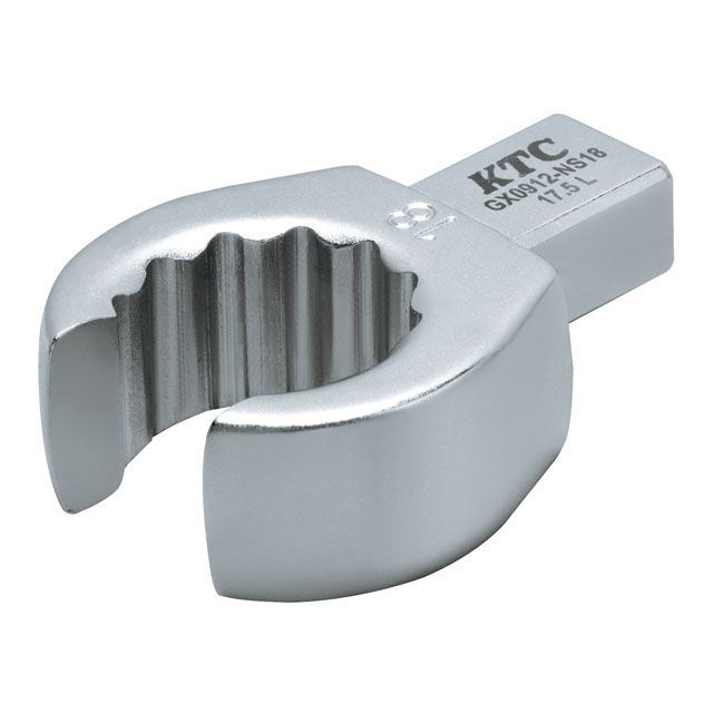 ケイティーシー GX0912-NS18 9X12差込 ヘッド交換式プレセット型トルクレンチ用 クローフット交換ヘッド 18mm GX0912-NS18