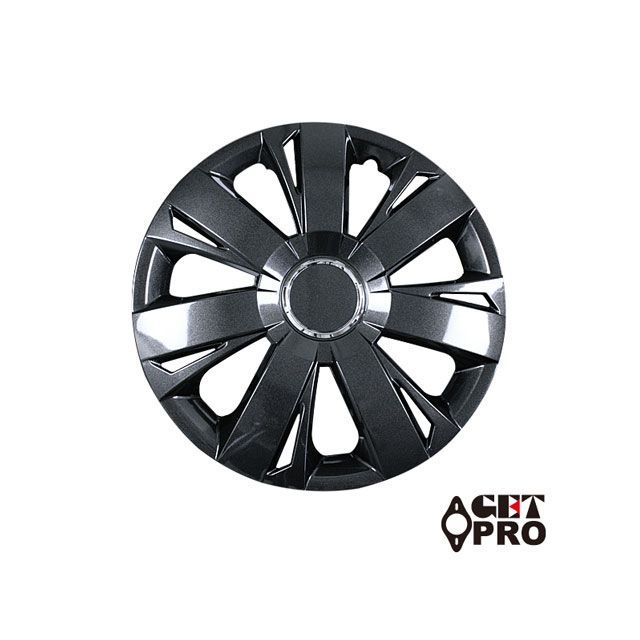 GET-PRO ゲットプロ ホイールカバー 15インチ 1台分4枚セット（ダークガンメタ）ジムニー ホイールキャップ L077DG15-003