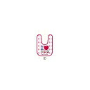 LEGANCE スタイ(よだれかけ)/I LOVE ハイエース ピンク(1)