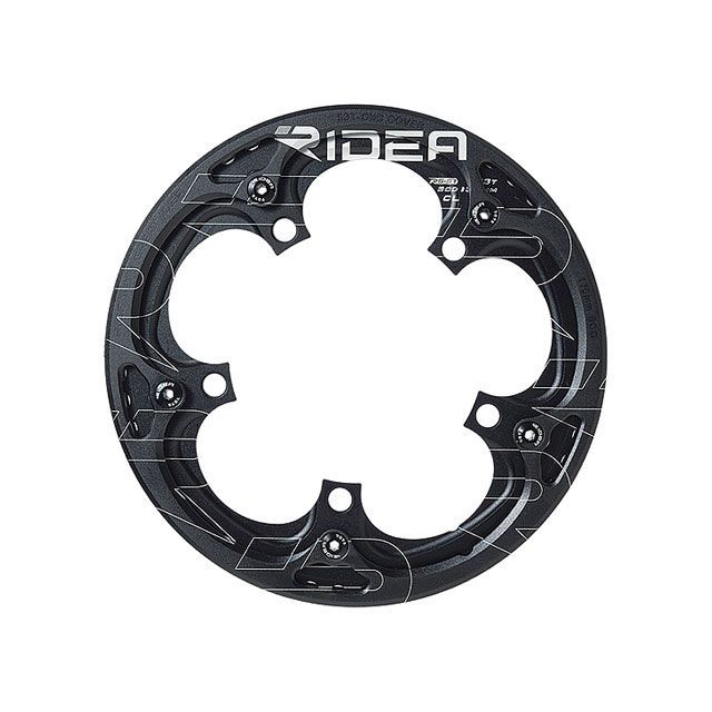 RIDEA 5x-FR5ST-DG Single Speed Chain Ring with Chain Ring Guards カラー：56T（BCD：130mm） 56-FR5ST-DG リデア（自転車） パーツ 自転車