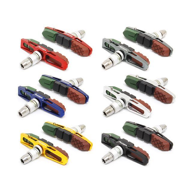 【正規品】リデア（自転車） RSBSM V-Brake Shoes カラー レッド RSBSM