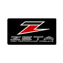 正規品／ZETA ZETA ロゴステッカー 6.5cm ZE50-2111 ジータ ステッカー 日用品