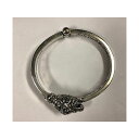 Bill Wall Leather Hinged Bangle Lion#3 B560rion