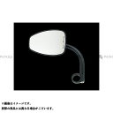 ビルトウェル ユーティリティ ティアドロップワイドミラー クランプ付 ブラック 汎用 ・023360