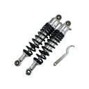 【メーカー直送】オプティマム リアショック 320mm シルバー/ブラック グラストラッカー ボルティー
