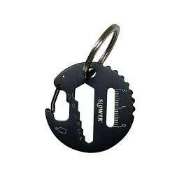 正規品／SLOWER MULTI TOOL コイン（ブラック） SLW263 SLOWER ナイフ＆刃物 キャンプ