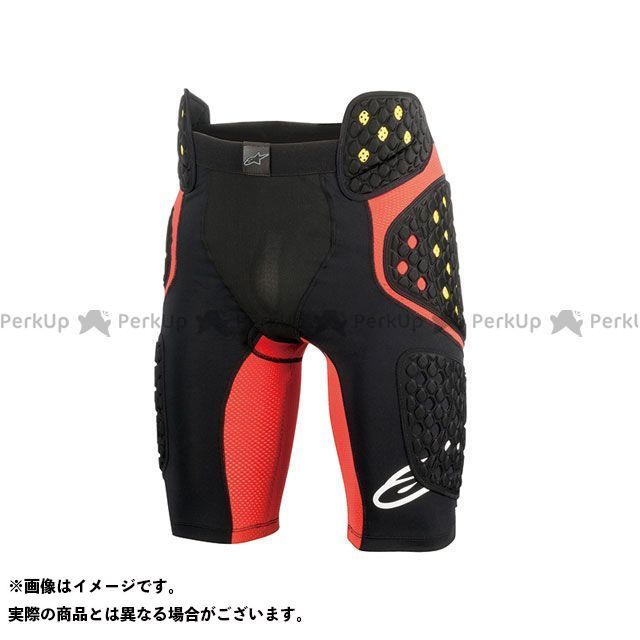 【無料雑誌付き】Alpinestars インナーウェア・アンダーウェア シークエンス プロ ショーツ（ブラック/レッド） サイズ：M アルパインスターズ
