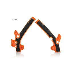 正規品／ACERBIS X-GRIP FRAME PROTECTOR（オレンジ/ブラック） AC-21869OR アチェルビス ドレスアップ・カバー バイク 85 SX TC 85 17/14 TC 85 19/16