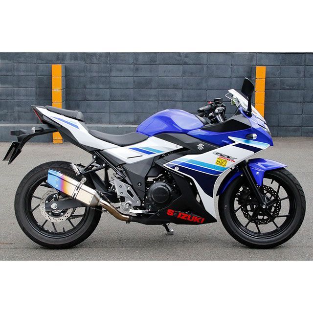 【正規品】TRICKSTAR GSX250R マフラー本体 政府認証スリップオンマフラー IKAZUCHI ショート トリックスター