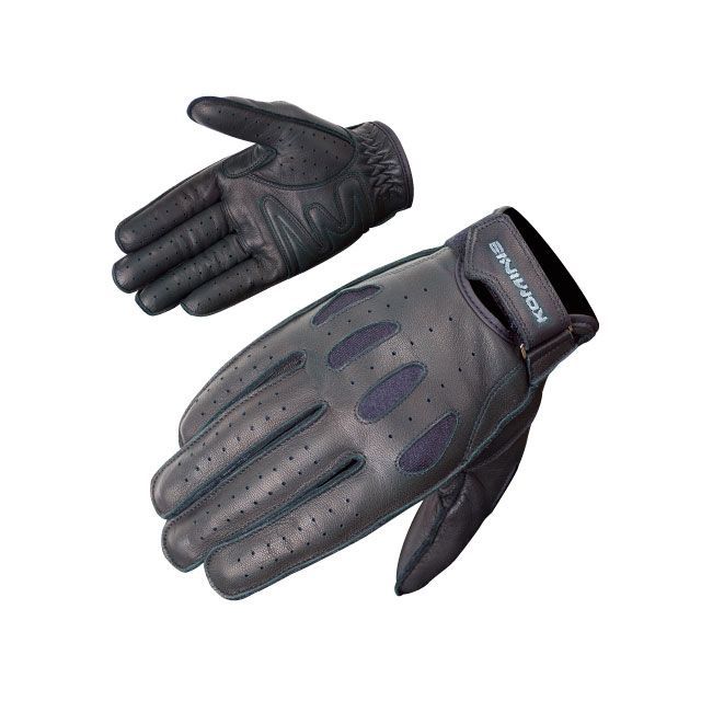 Gloves - コミネ GK-161 ヴィンテージショートレザーグローブ カラー ブラック サイズ L ・06-161