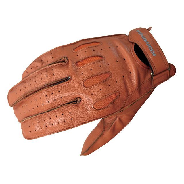 コミネ GK-161 ヴィンテージショートレザーグローブ カラー ブラウン サイズ XL ・06-161