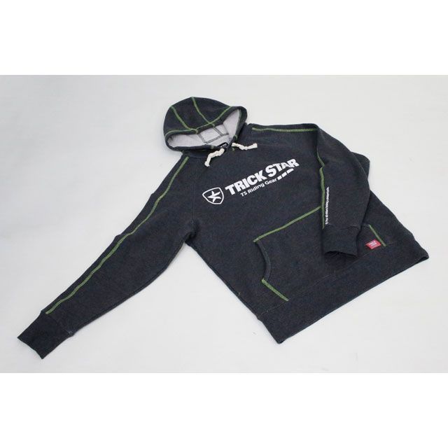 トリックスター プルオーバーパーカー（ブラック/グリーン） サイズ S POP-19BGR-S