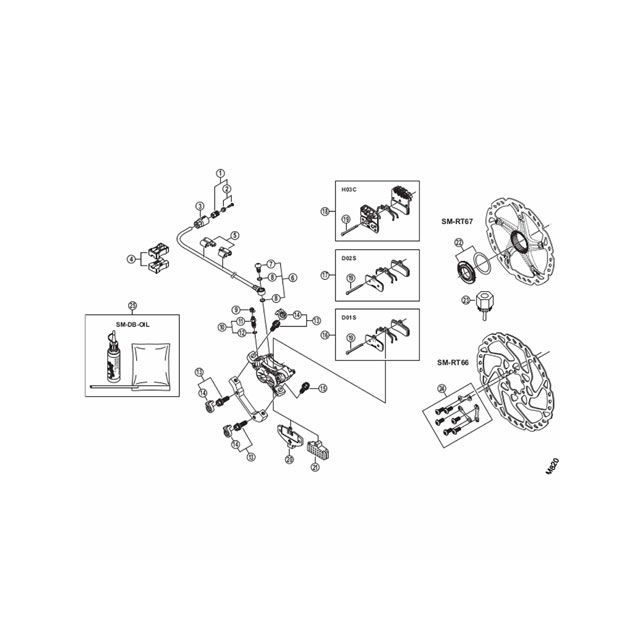 SHIMANO Y8JA98020 I[u  RlNeBOCT[g SM-BH90p Y8JA98020 V}mi]ԁj p[c ]