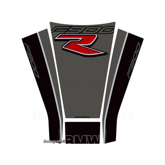 モトグラフィックス タンクパッド グレー/レッド/ブラック F900R MT-TB049EKR