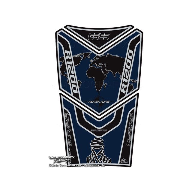 モトグラフィックス タンクパッド ダークブルー R1200GS Adventure MT-TB021BD