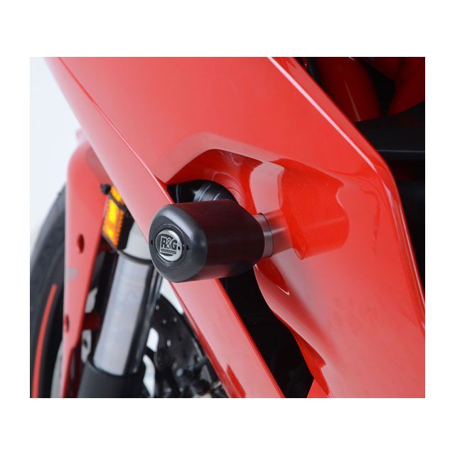 アールアンドジー エアロクラッシュプロテクター ブラック Supersport/S RG-CP0427BL