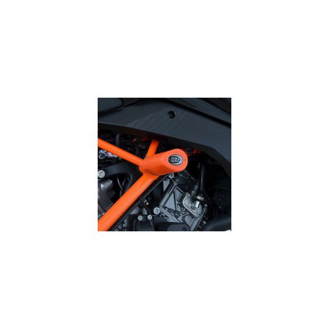 R&G エアロクラッシュプロテクター オレンジ RG-CP0497OR アールアンドジー スライダー類 バイク 125デューク 200デューク 390デューク