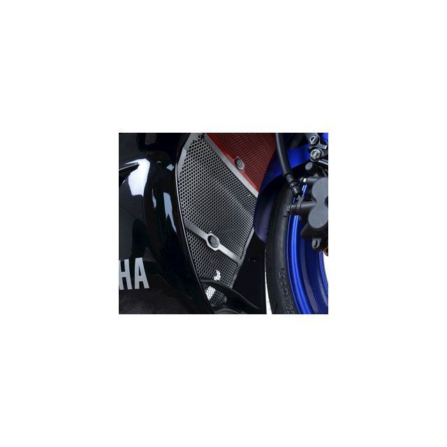 R&G ダウンパイプグリルガード ブラック RG-DG0035BK アールアンドジー ラジエター関連パーツ バイク YZF-R25 YZF-R3