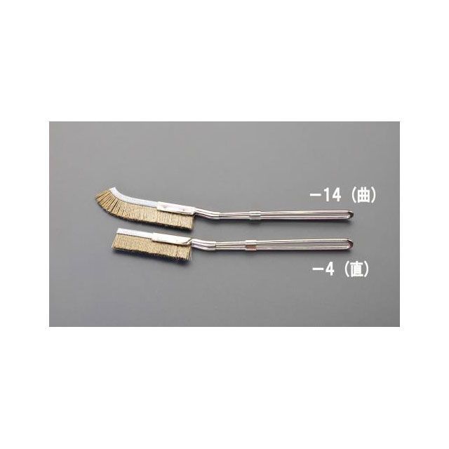 エスコ 220mm チャンネルブラシ（ラッピング製/直） EA109GA-4