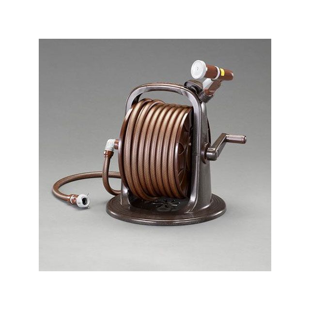 エスコ 15/20mmx30m ホースリール（シャワー付） EA124KC-13