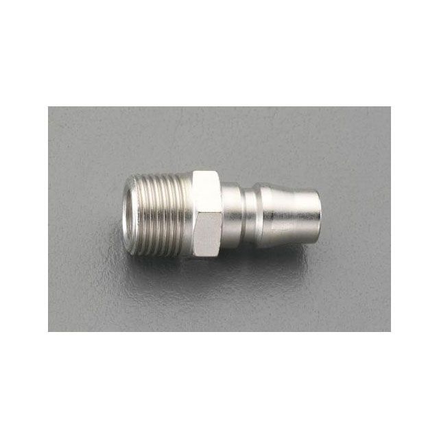 エスコ R 1/4” 雄ねじプラグ（スチール製） EA140GD-2