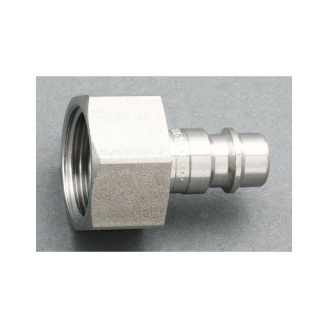 エスコ G 1/4” 雌ねじプラグ（ステンレス製） EA140GS-102