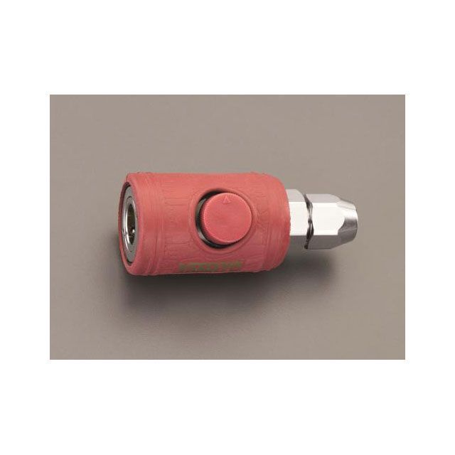 エスコ 6.5mm エアーカップリングソケット（ボタン式） EA140TD-2