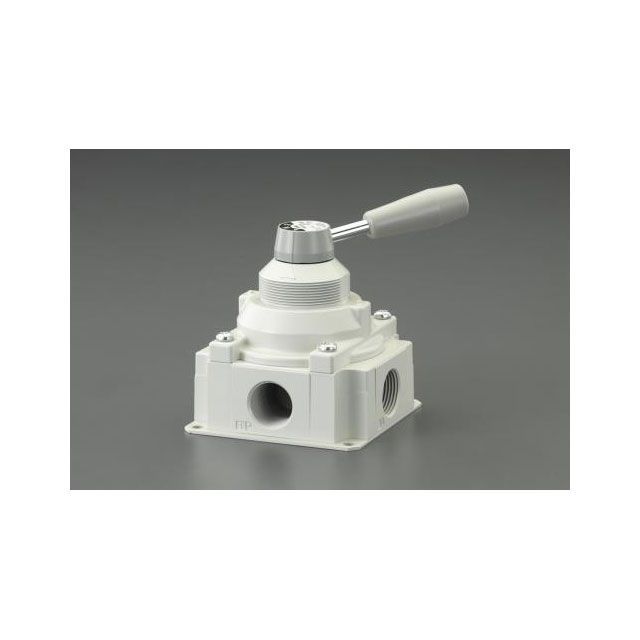 エスコ Rc1/4” 手動切替バルブ（4方向） EA153SJ-34