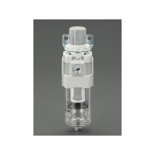 エスコ Rc 3/8” 減圧弁（エアーフィルター/ブラケット付） EA153SL-23B