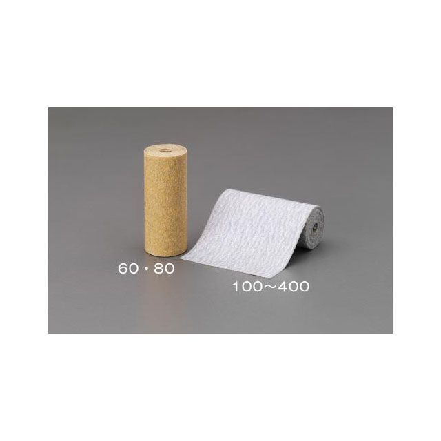 【正規品】エスコ 64mmx1.3m/＃100 研磨紙ロール EA366MK-100