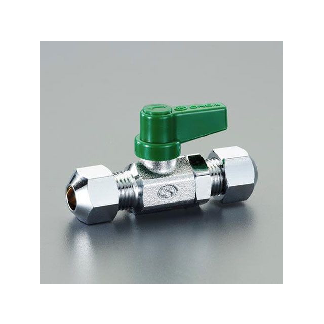 ●メーカー名：エスコ / ESCO●商品名：10.0mm x10.0mm ミニボールバルブ（リングジョイント付）●メーカー品番：EA425AH-32●JANコード：4550061518014商品の保証は、メーカー保証書の内容に準じます。備考■温度…−20〜80℃■最高圧力…1.0MPa■使用流体…冷温水・油・エアー■材質…真鍮■適合銅管…φ10mm■リングジョイント付■ナットの適正締付トルクは20〜25N・mです。※掲載画像はイメージです。実際の商品とは色味や仕様が異なる場合がございます。