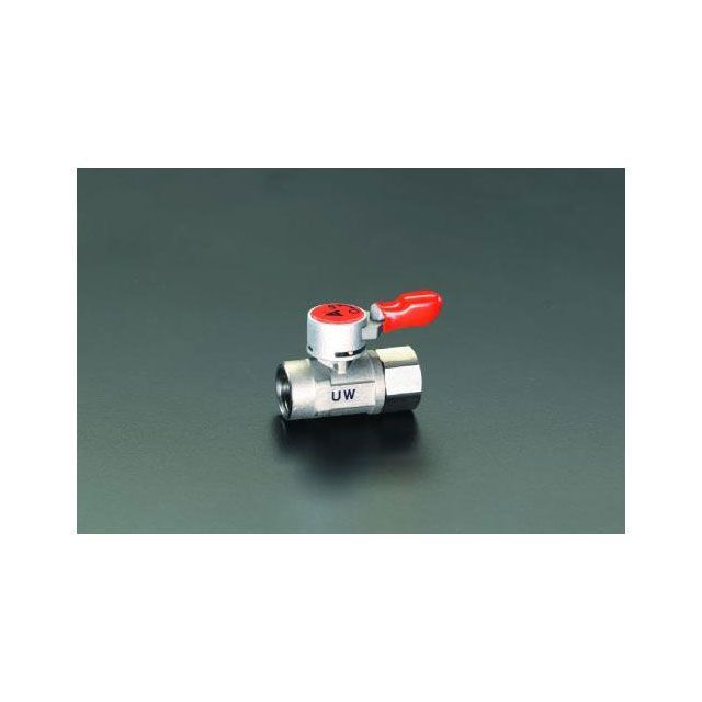 ●メーカー名：エスコ / ESCO●商品名：Rc1/4”xRc1/4” ミニボールバルブ（ステンレス製）●メーカー品番：EA425CA-2●JANコード：4518340394537商品の保証は、メーカー保証書の内容に準じます。備考■材質…ステンレス■圧力…0.98MPa以下■温度…−10〜120℃■取付ねじ…Rc（PT）1/4”■ハンドルの回転方向が自由に設定できます。※掲載画像はイメージです。実際の商品とは色味や仕様が異なる場合がございます。
