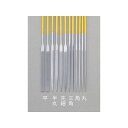 エスコ 180mm 精密やすり(角・チタンコート/粗目) EA521VE-5A