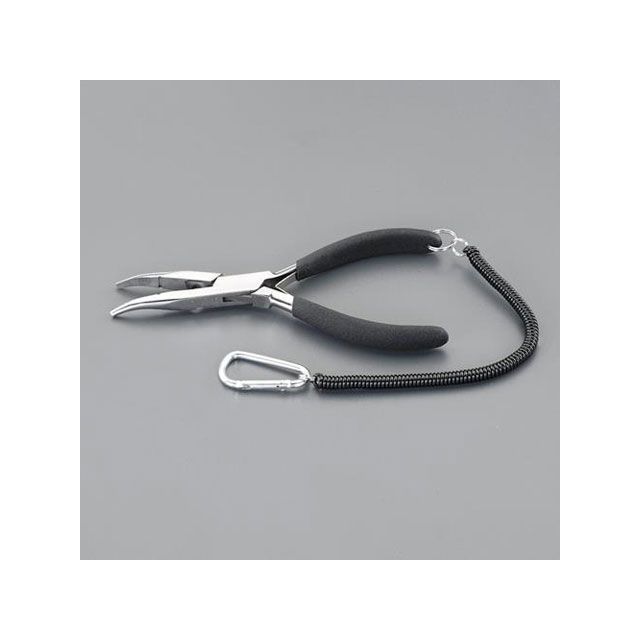 エスコ 175mm 二重リング先曲プライヤー（ステンレス製） EA537BL-7(4)