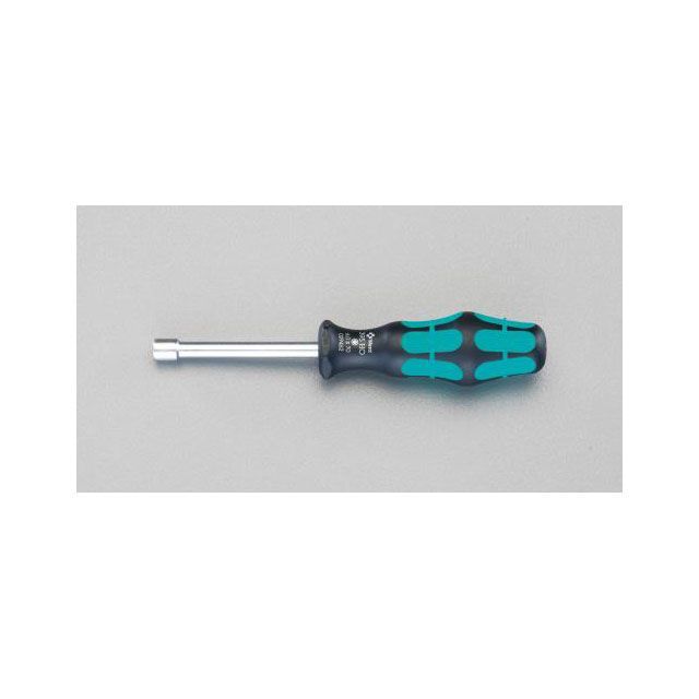 エスコ 6.0x 70mm Nut ドライバー（中空シャフト） EA565BF-6