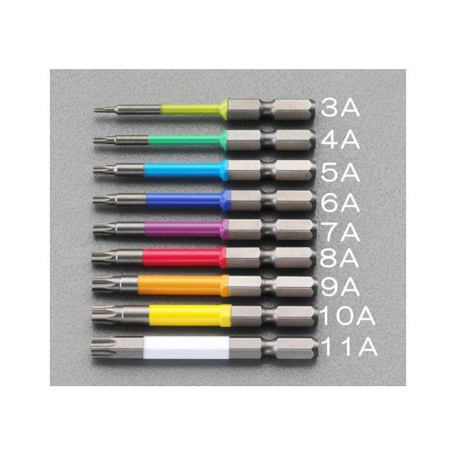エスコ T20x65mm Hexlobe ドライバービット EA611GG-7A