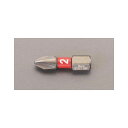 エスコ #2x25mm + ドライバービット(ダイヤコート・インパクト用) EA611MA-2