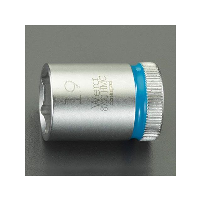 エスコ 1/2”DRx19mm ソケット（ZYKLOP） EA617AM-19A