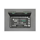 エスコ 1/2”DR ソケットレンチセット EA617DC-9
